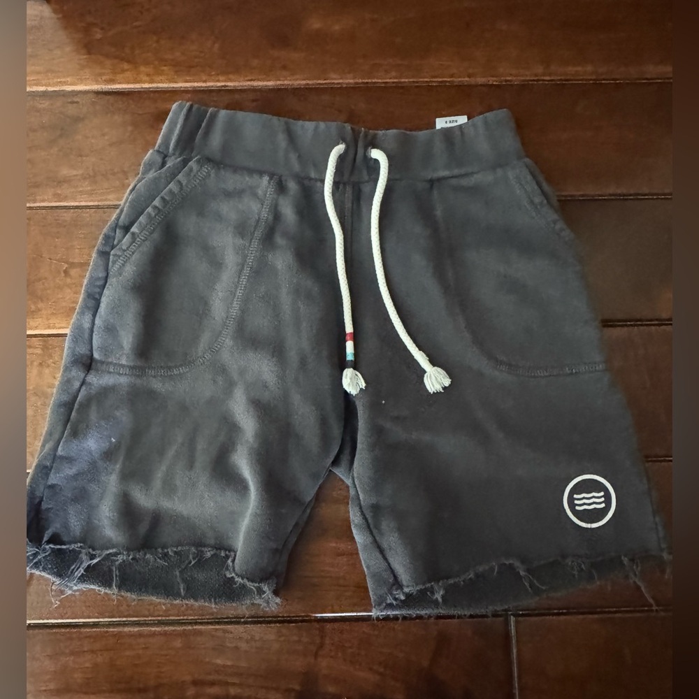 Sol Angeles boys Charcoal Athletic Shorts